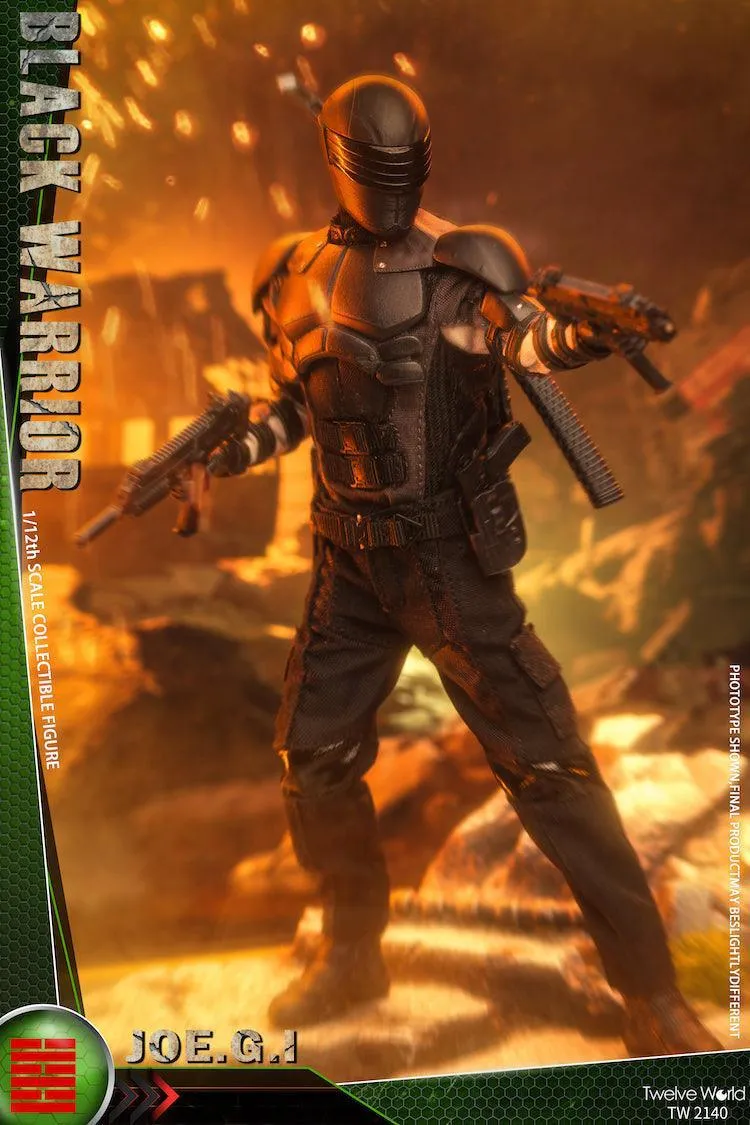 1:12 Black Warrior Action Figure