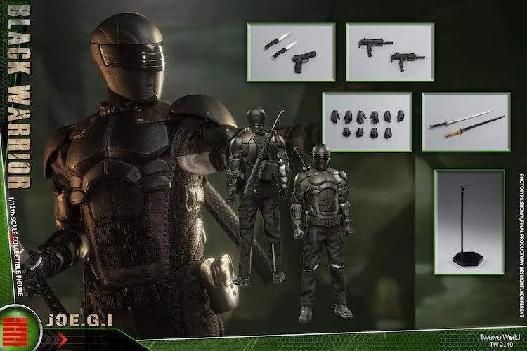 1:12 Black Warrior Action Figure