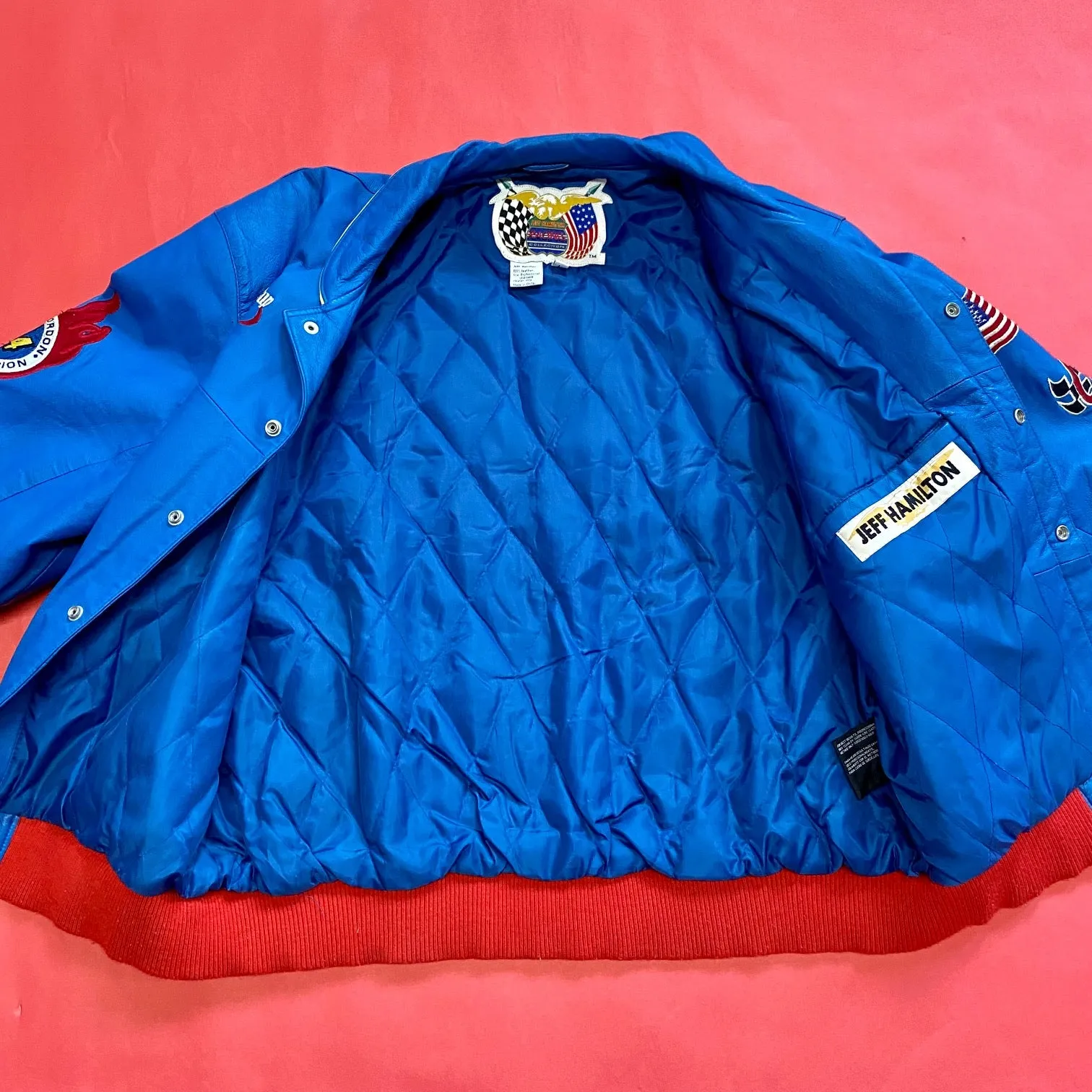 2001 NASCAR Jeff Hamilton Designed Jeff Gordon Leather Jacket