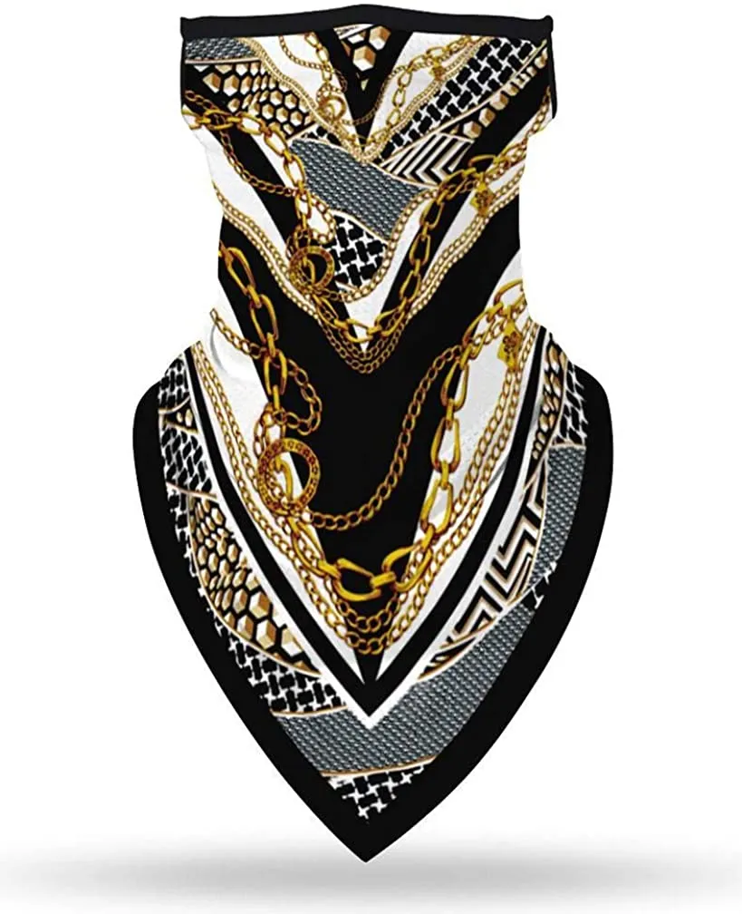 2pcs Earloops Balaclava Face Scarf Neck Gaiters for Dust Wind Motorcycle