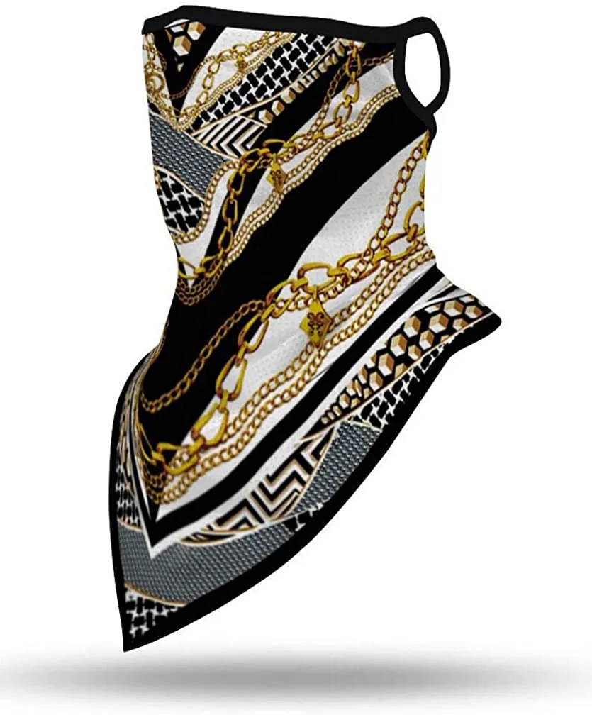 2pcs Earloops Balaclava Face Scarf Neck Gaiters for Dust Wind Motorcycle