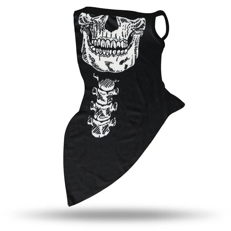 2pcs Earloops Balaclava Face Scarf Neck Gaiters for Dust Wind Motorcycle