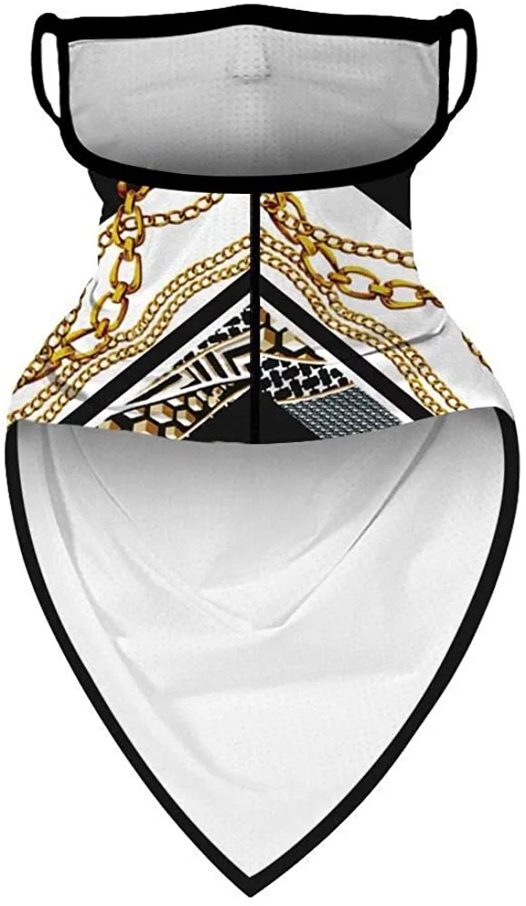2pcs Earloops Balaclava Face Scarf Neck Gaiters for Dust Wind Motorcycle