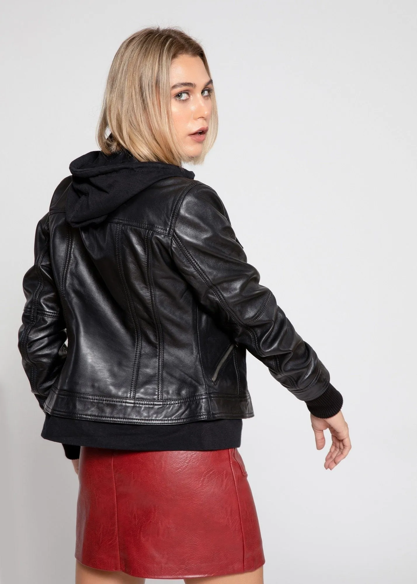 Annalise Womens Leather Jacket From FAD