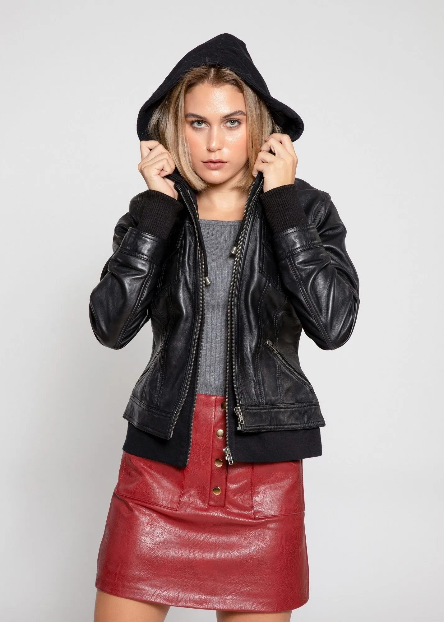 Annalise Womens Leather Jacket From FAD