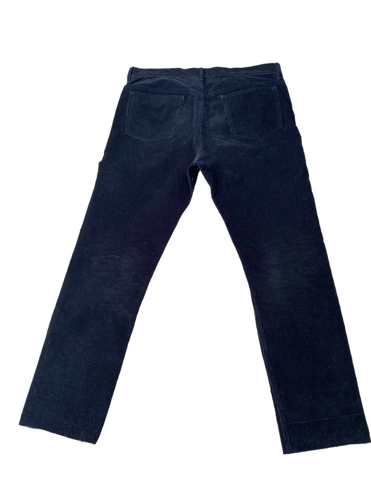 Black Corduroy Pants  Petit Standard  Slim Fit  Size 32 APC