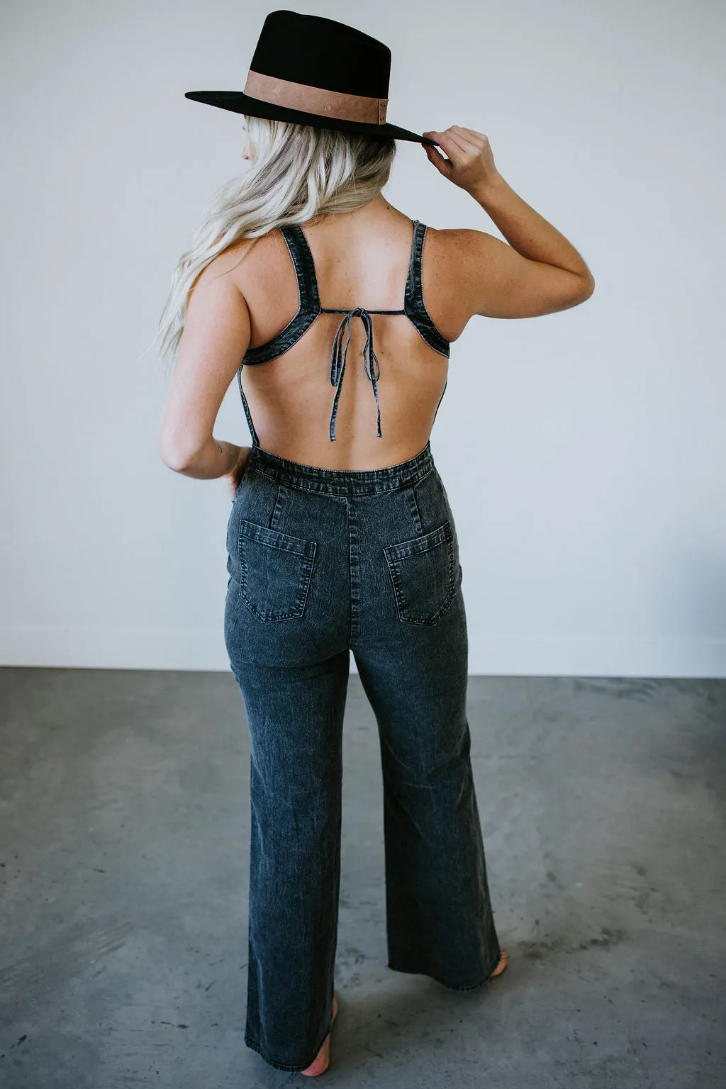Can't Compare Denim Jumpsuit