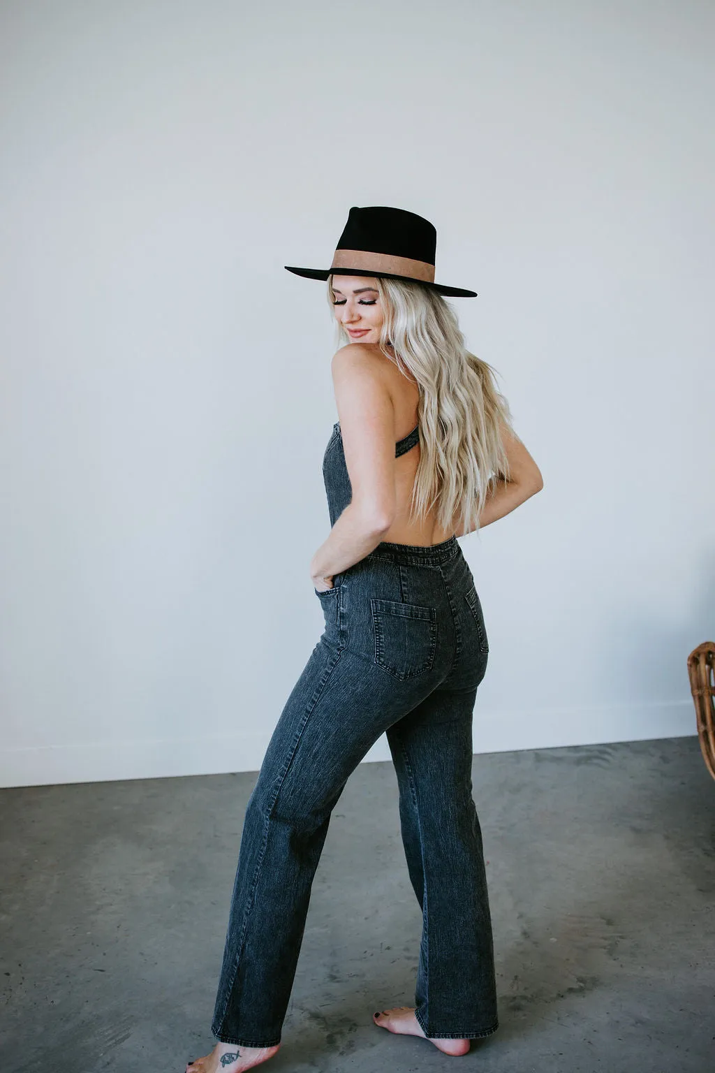 Can't Compare Denim Jumpsuit