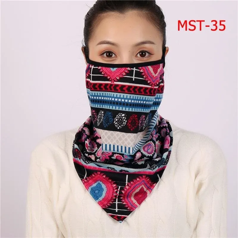 Cotton Face Cover Scarf