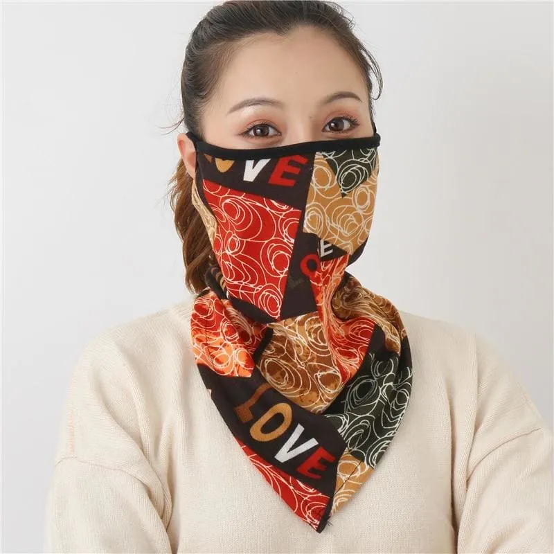 Cotton Face Cover Scarf