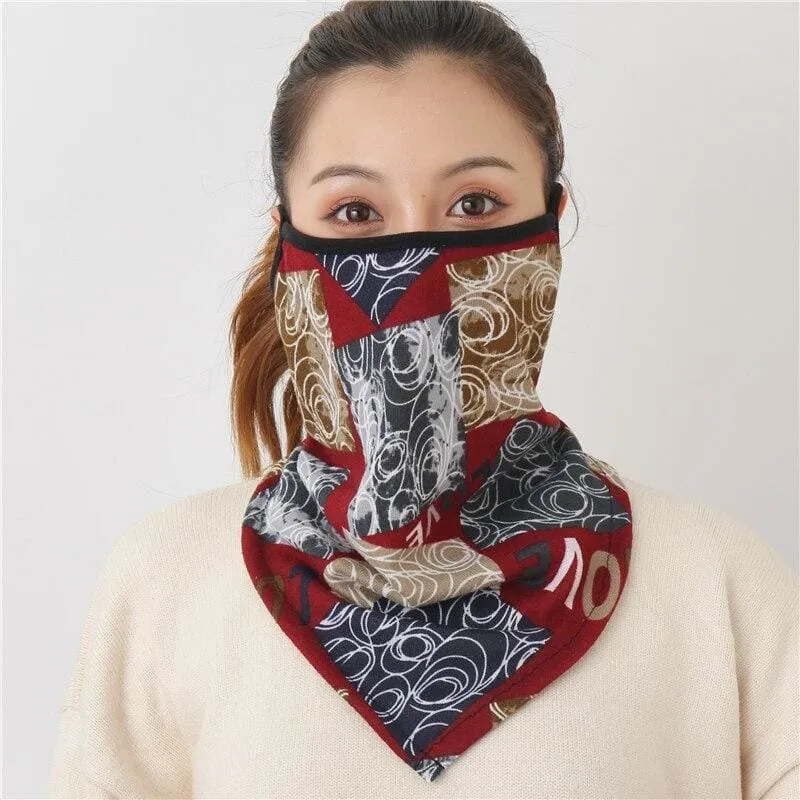 Cotton Face Cover Scarf
