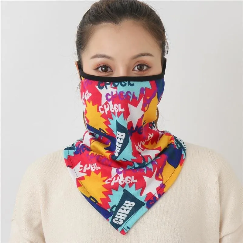 Cotton Face Cover Scarf