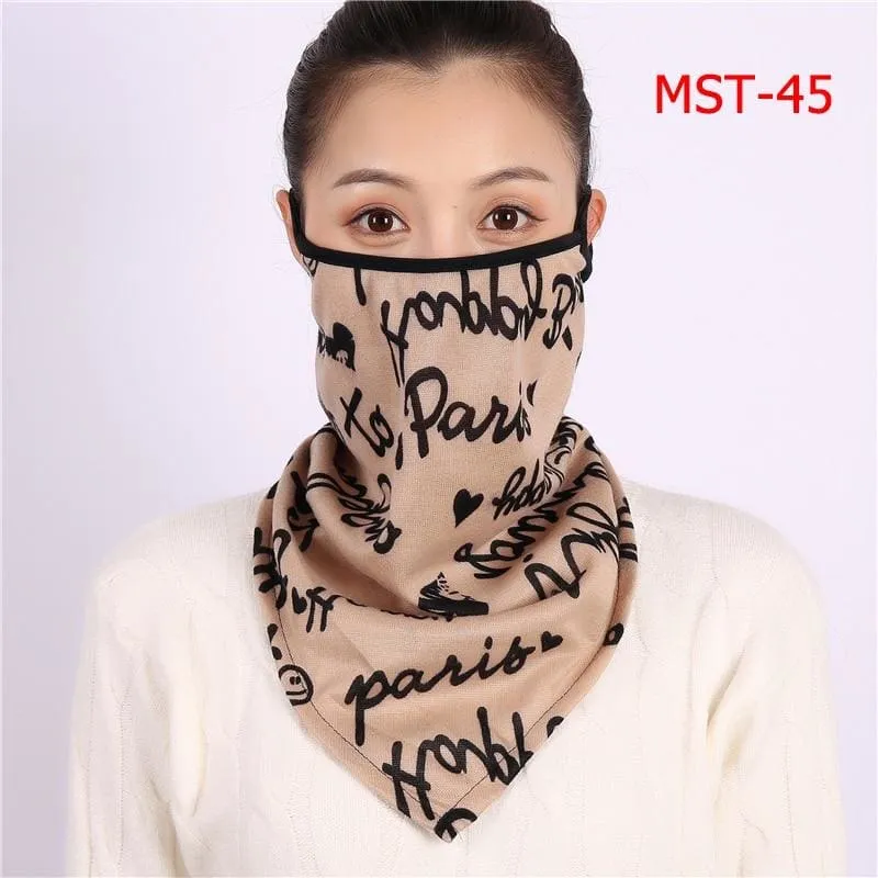 Cotton Face Cover Scarf