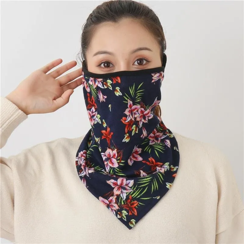 Cotton Face Cover Scarf