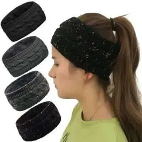 Cozy & Chic Fleece-Lined Ear Warmers for Women - Winter Essential 2-Pack