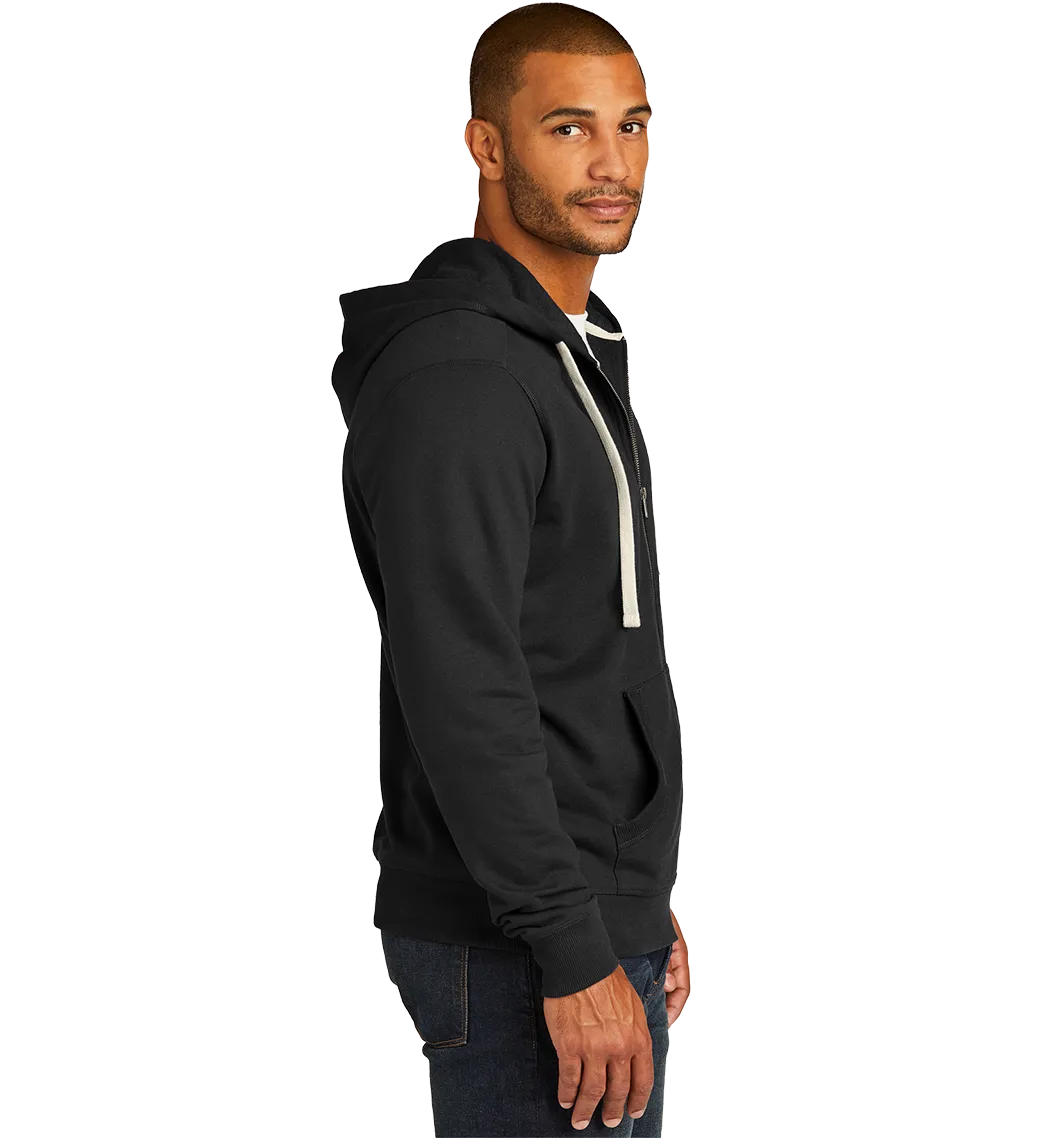 District Custom Men's Re-Fleece Full-Zip Hoodie