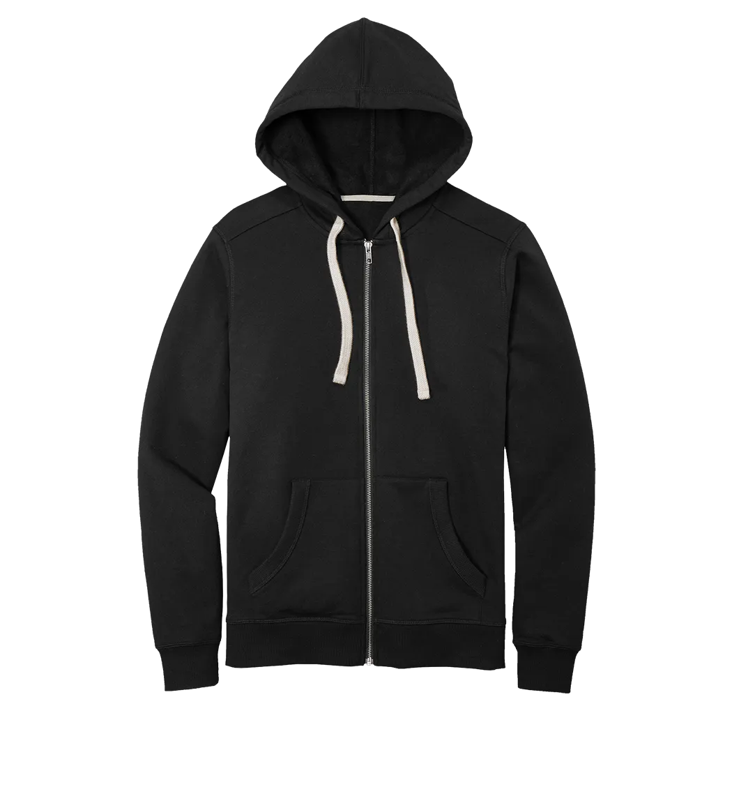 District Custom Men's Re-Fleece Full-Zip Hoodie