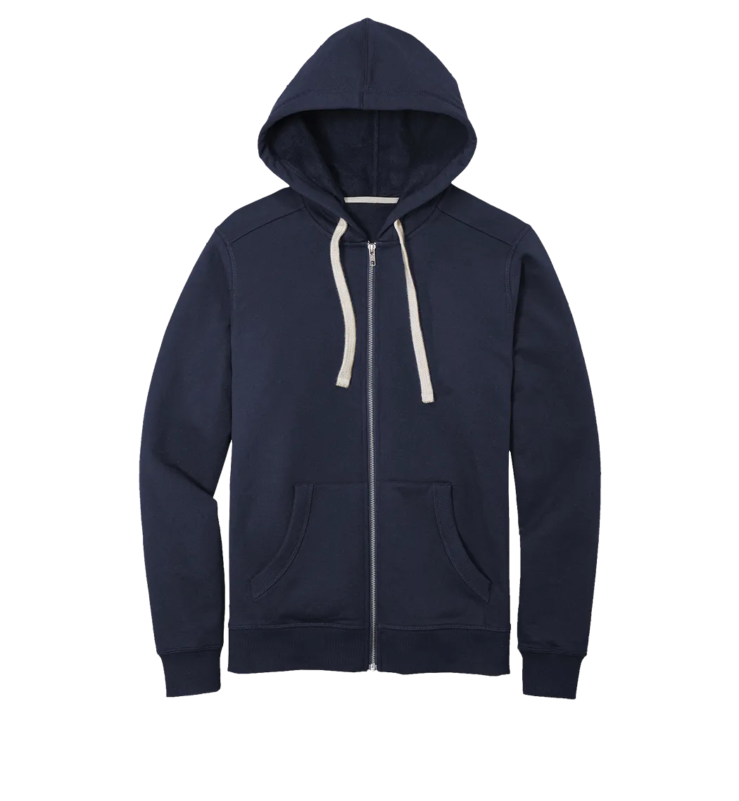 District Custom Men's Re-Fleece Full-Zip Hoodie