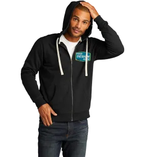 District Custom Men's Re-Fleece Full-Zip Hoodie