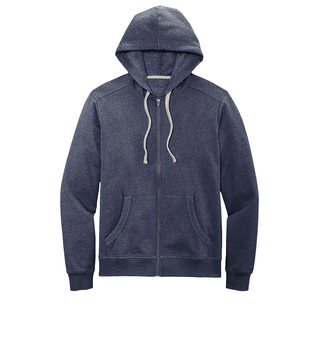 District Custom Men's Re-Fleece Full-Zip Hoodie
