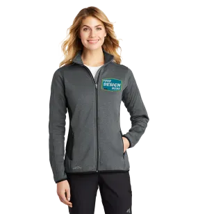 EDDIE BAUER Custom Ladies Full-Zip Heather Stretch Fleece Jacket.