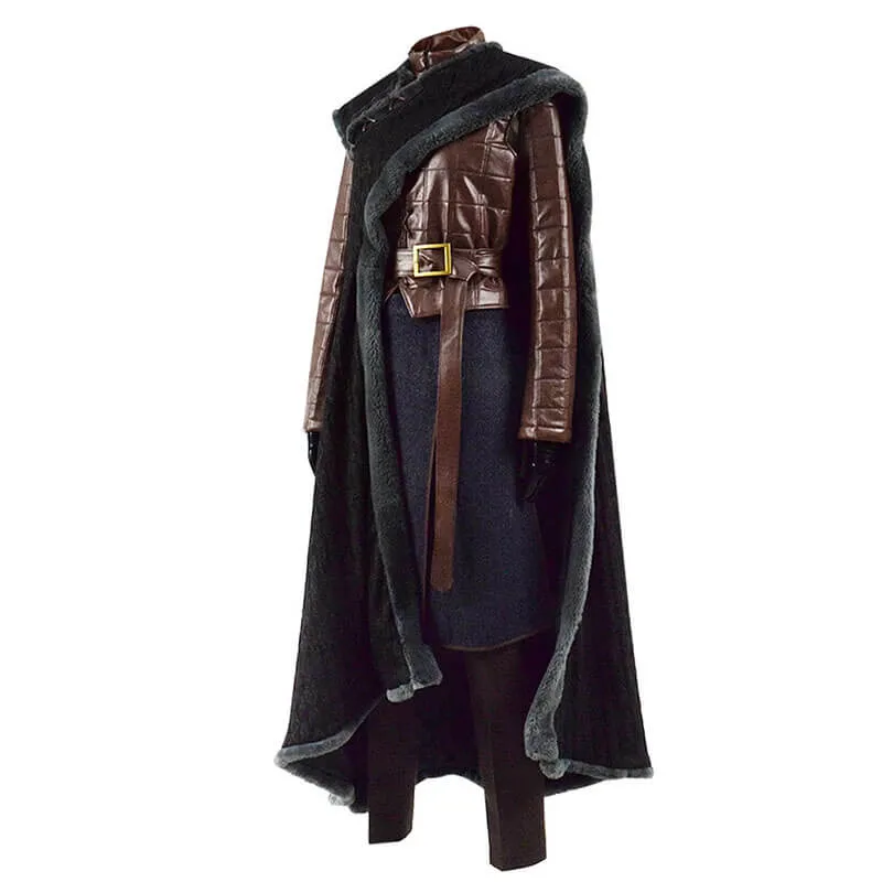 Game of thrones Season 8 Arya Stark Cosplay Costume For Halloween 2019