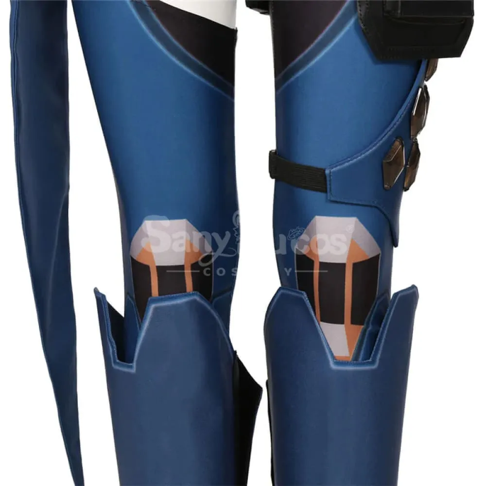 Game Valorant Duelist Reyna Leina Cosplay Costume Roleplaying Clothes Suit with Pants and Earrings