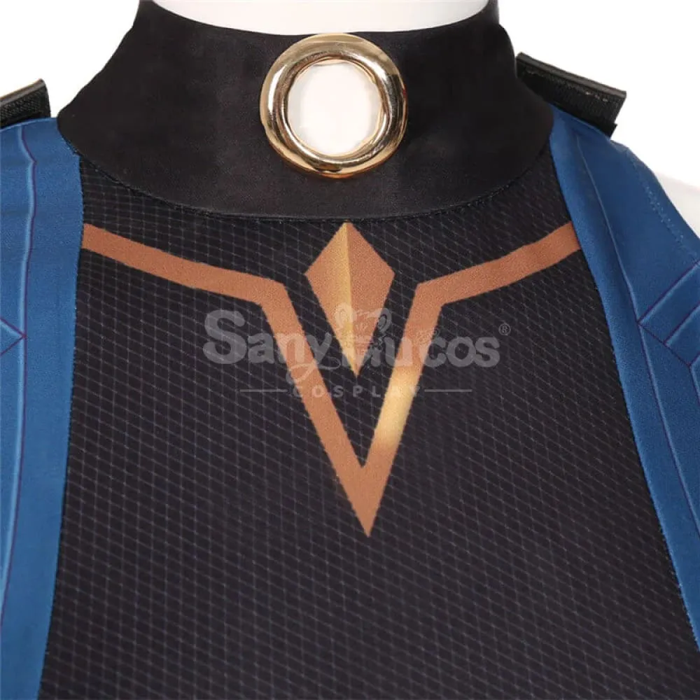 Game Valorant Duelist Reyna Leina Cosplay Costume Roleplaying Clothes Suit with Pants and Earrings