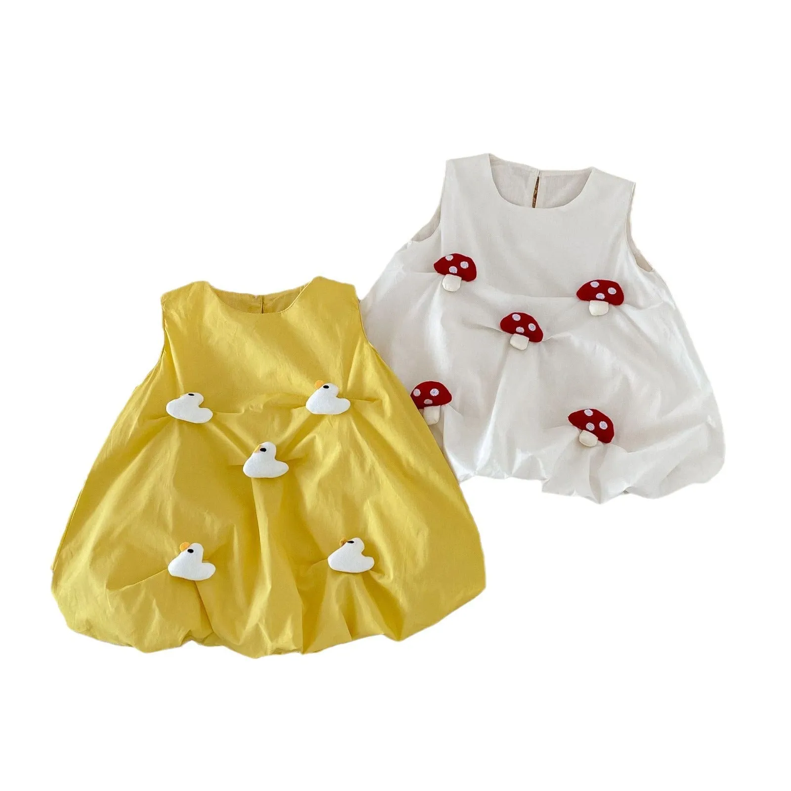 Girls' Cute Vest Skirt