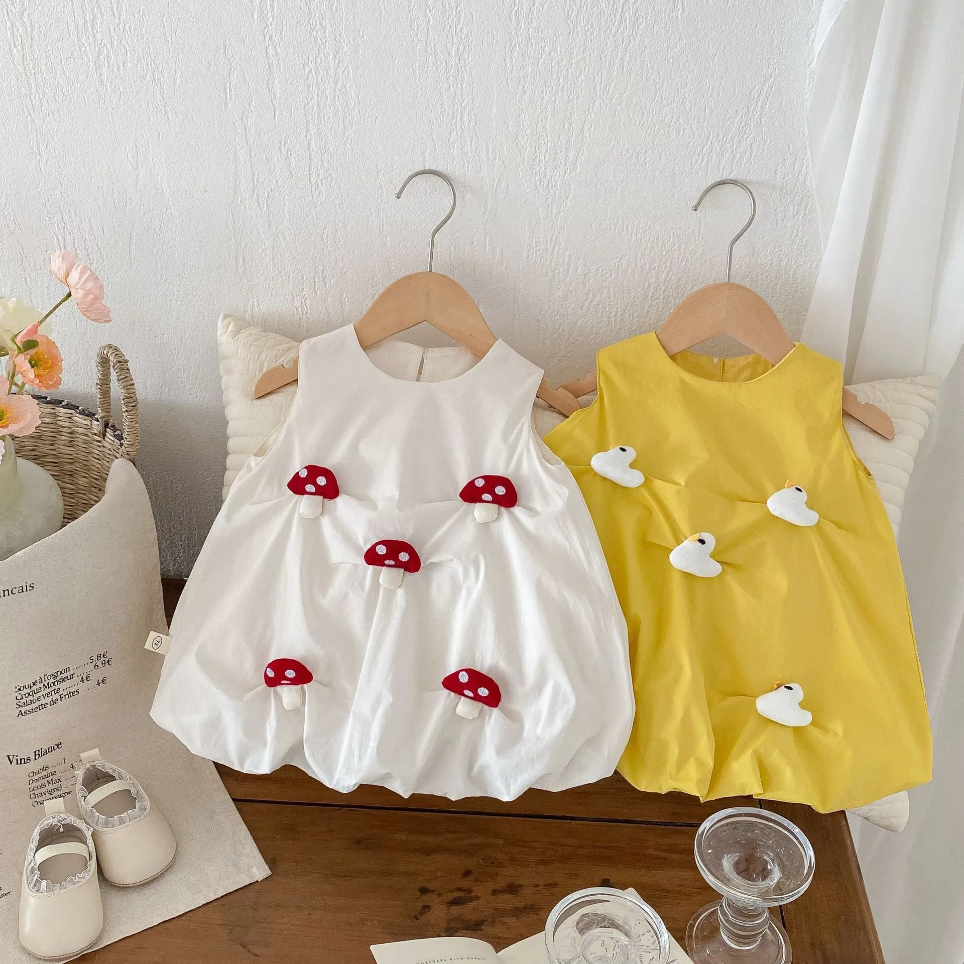 Girls' Cute Vest Skirt