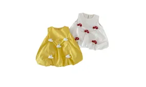 Girls' Cute Vest Skirt