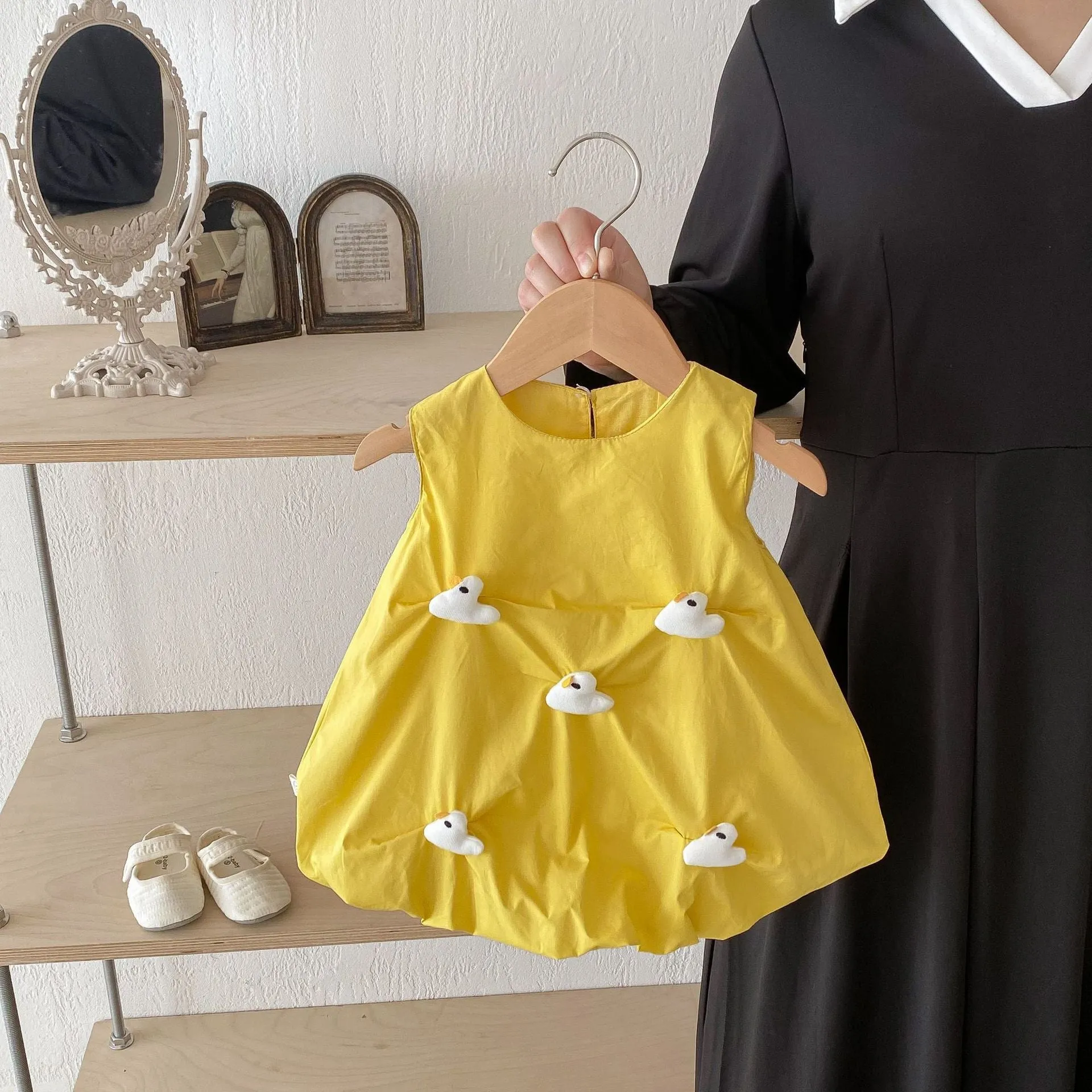 Girls' Cute Vest Skirt