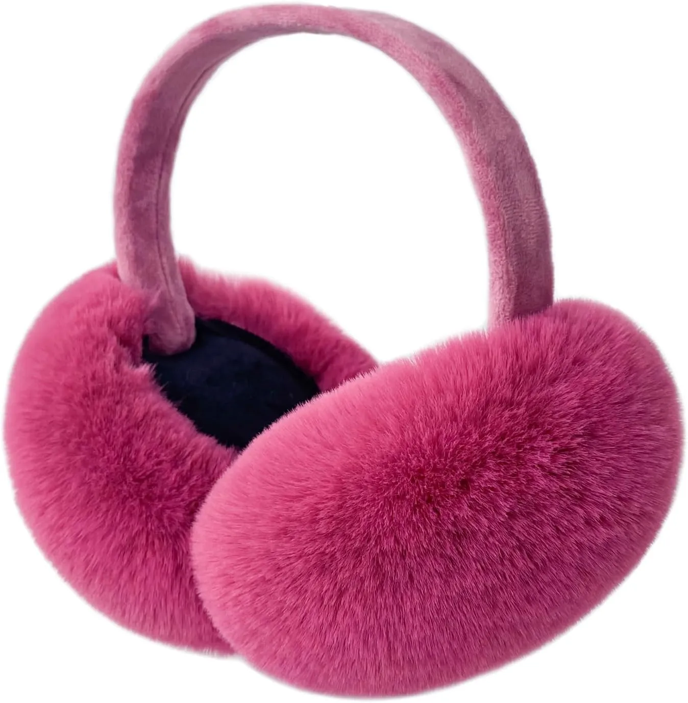 Grey Faux Fur Winter Style Ear Muffs