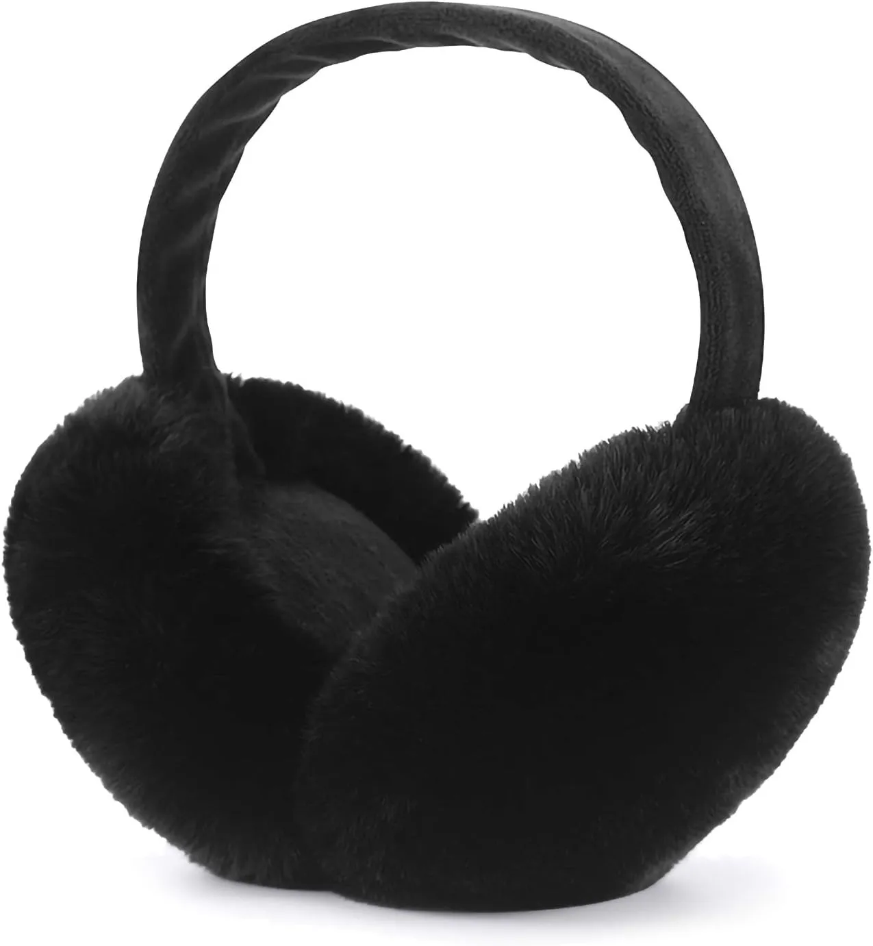 Grey Faux Fur Winter Style Ear Muffs