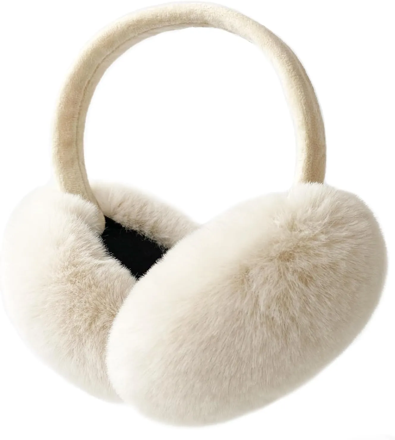 Grey Faux Fur Winter Style Ear Muffs