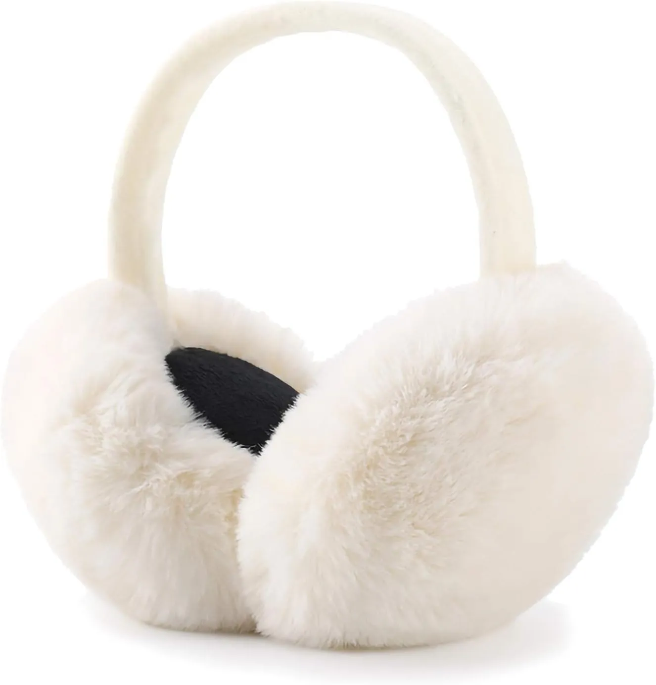 Grey Faux Fur Winter Style Ear Muffs