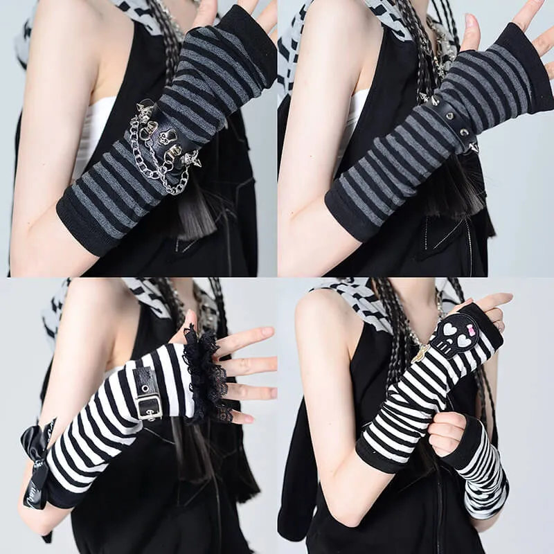 Harajuku dark arm warmers