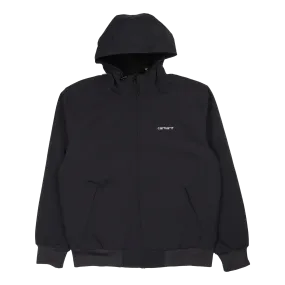 Hooded Sail Jacket Black / White