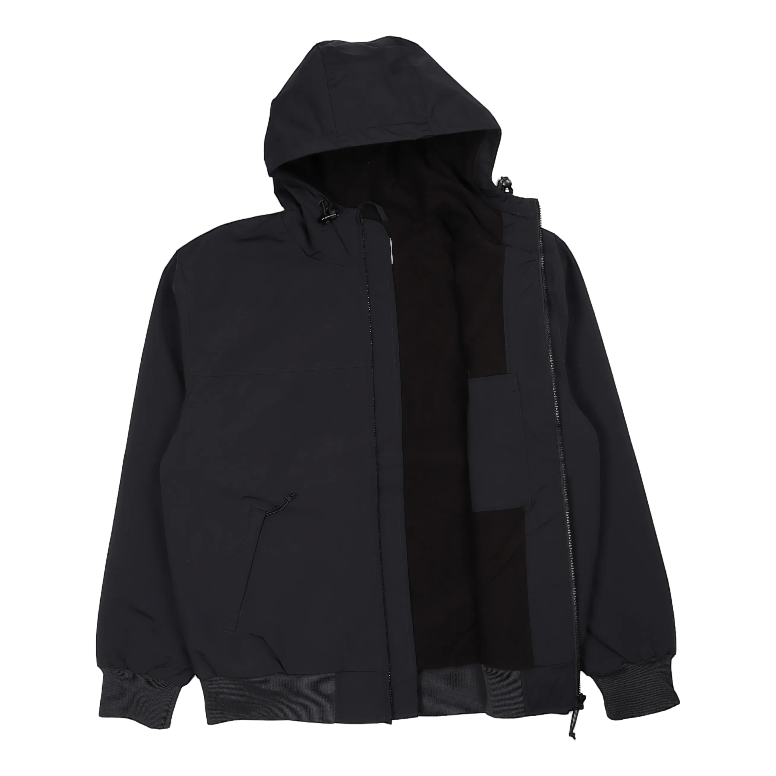 Hooded Sail Jacket Black / White