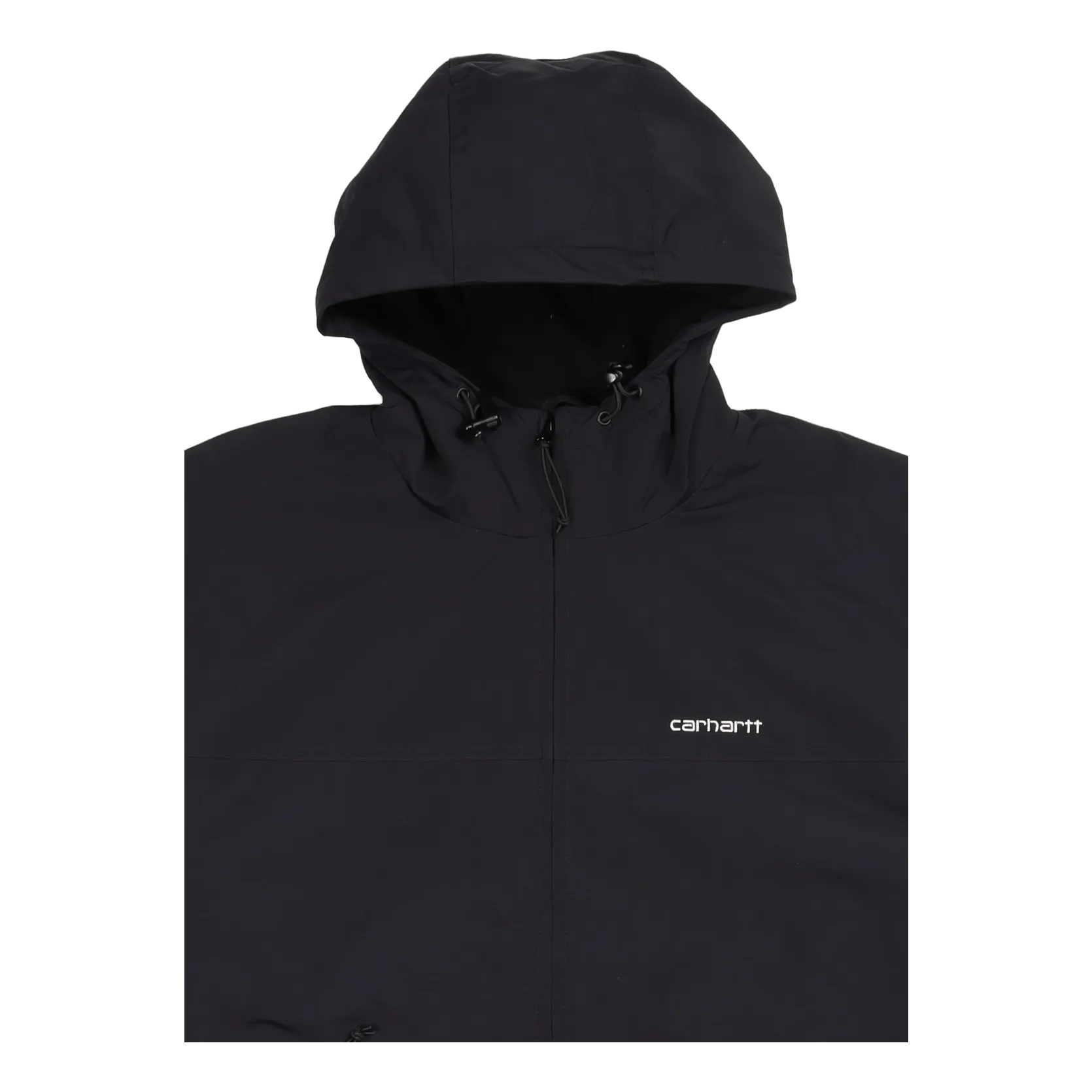 Hooded Sail Jacket Black / White