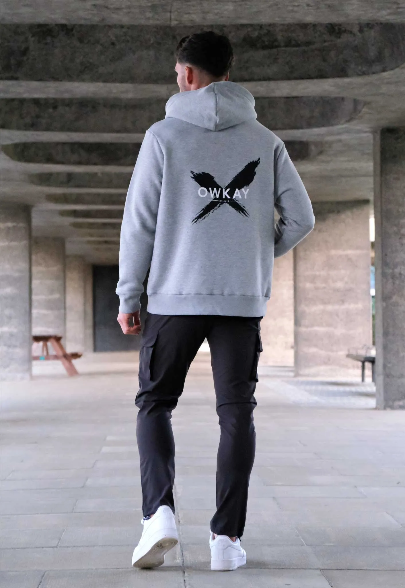 HOODIE STATEMENT - GREY