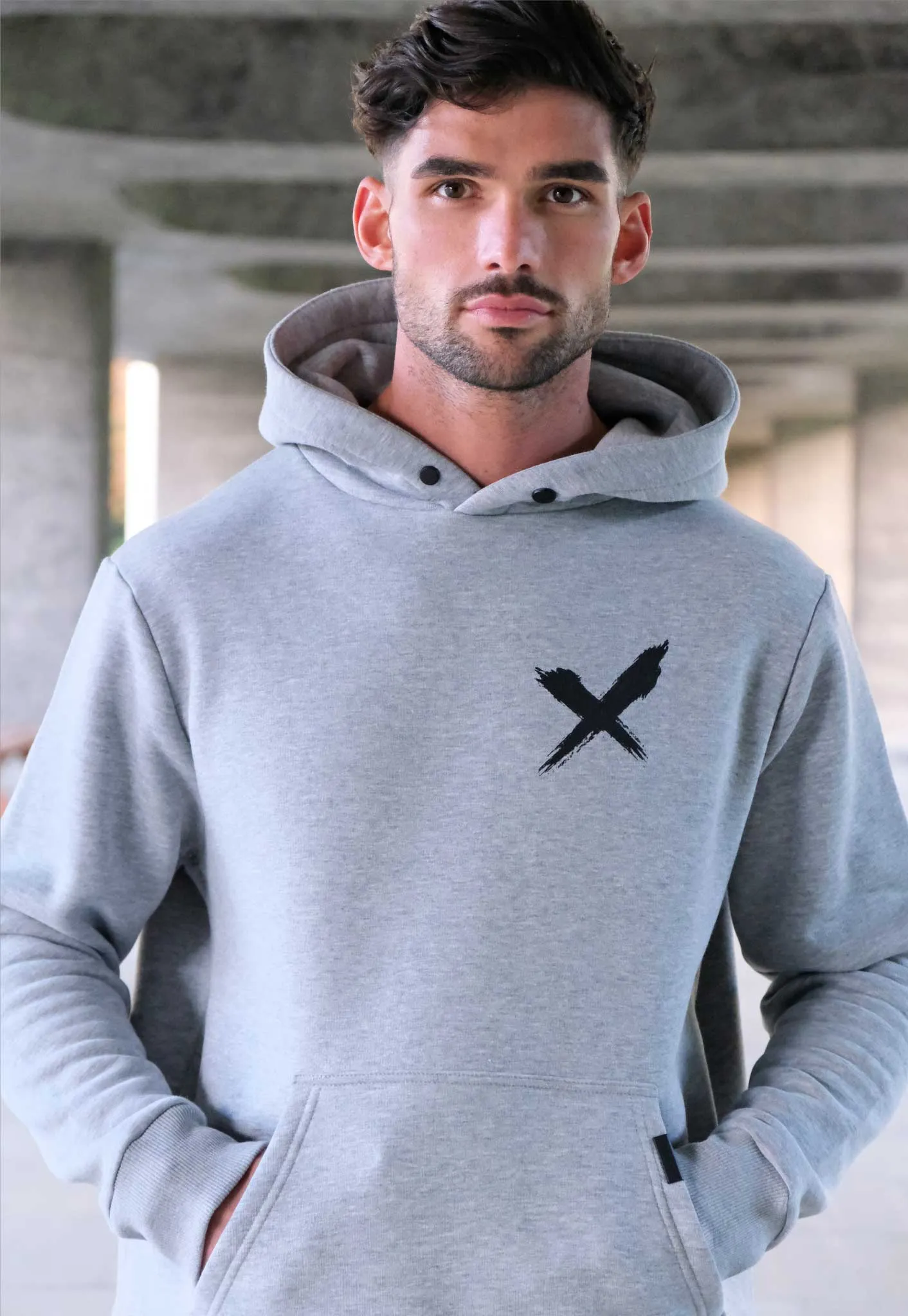 HOODIE STATEMENT - GREY