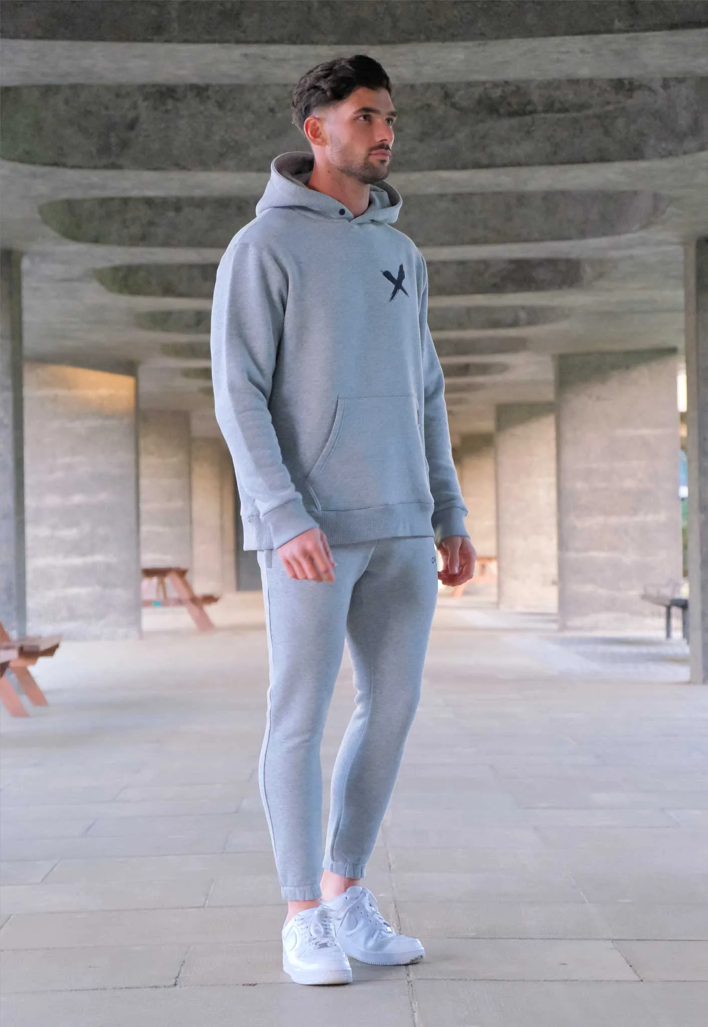 HOODIE STATEMENT - GREY