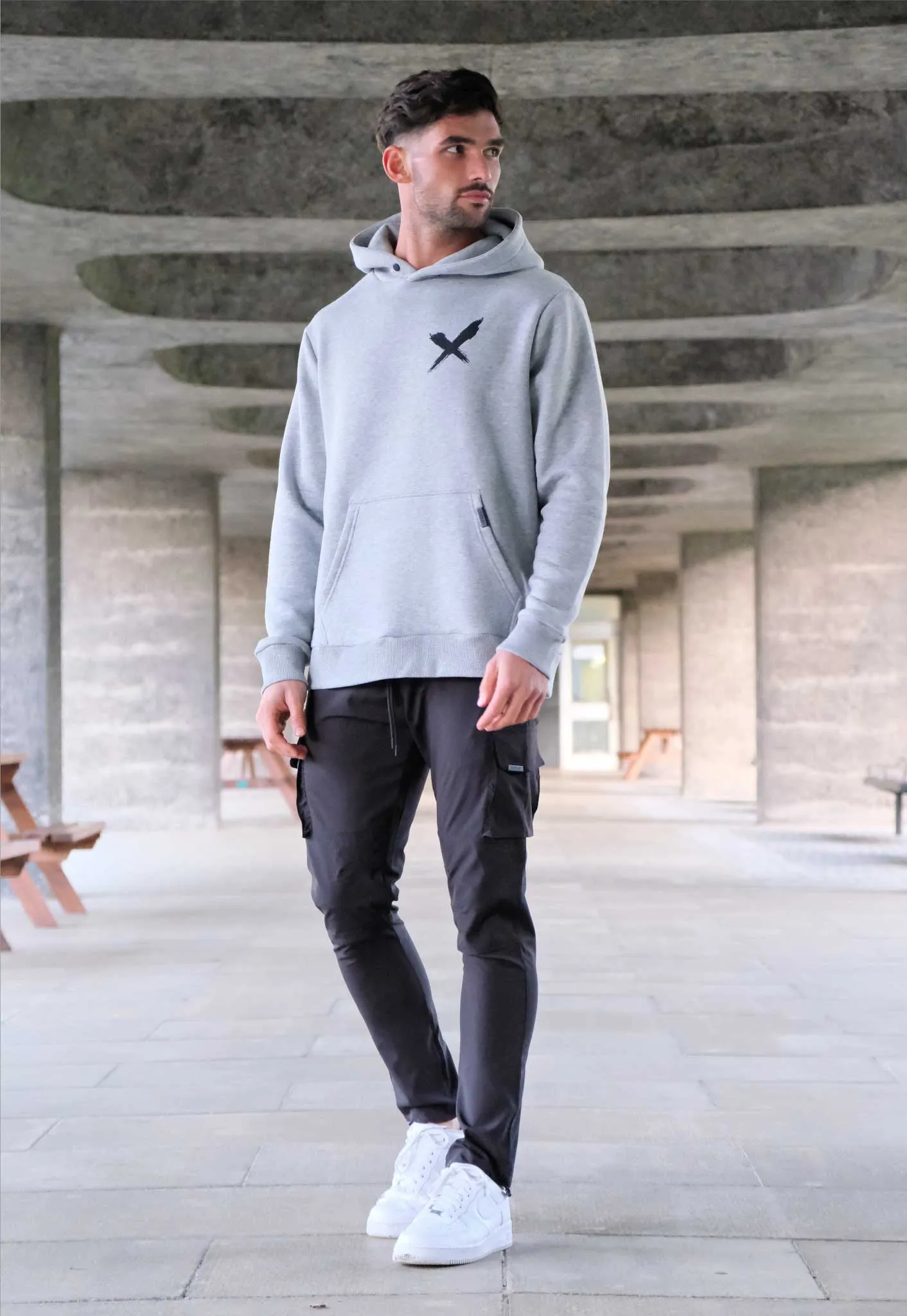HOODIE STATEMENT - GREY
