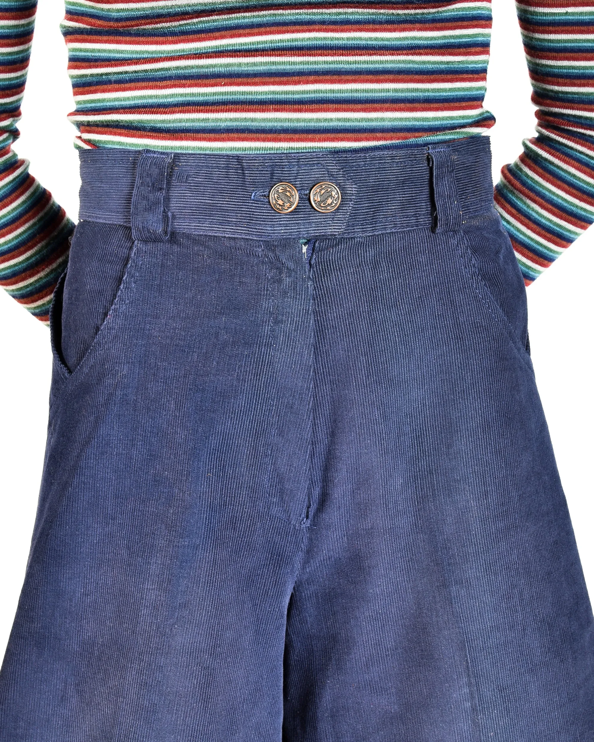 Iggy 70s Corduroy Culottes 28"