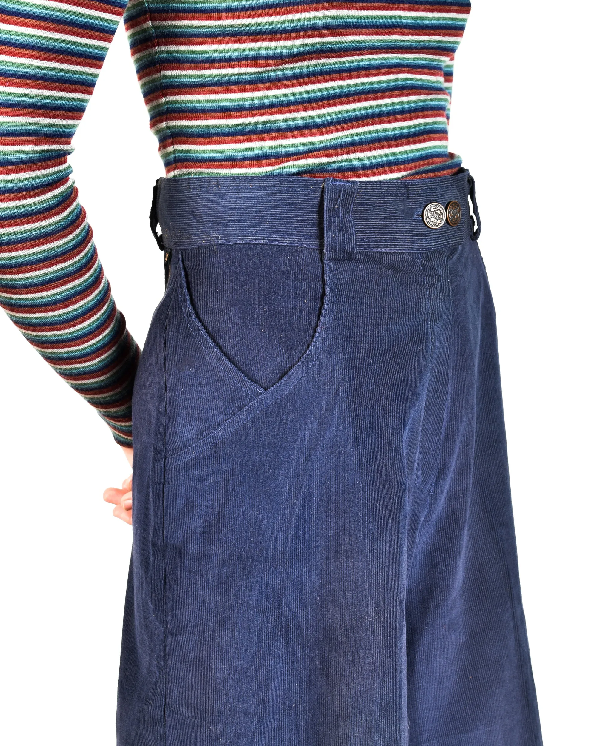 Iggy 70s Corduroy Culottes 28"