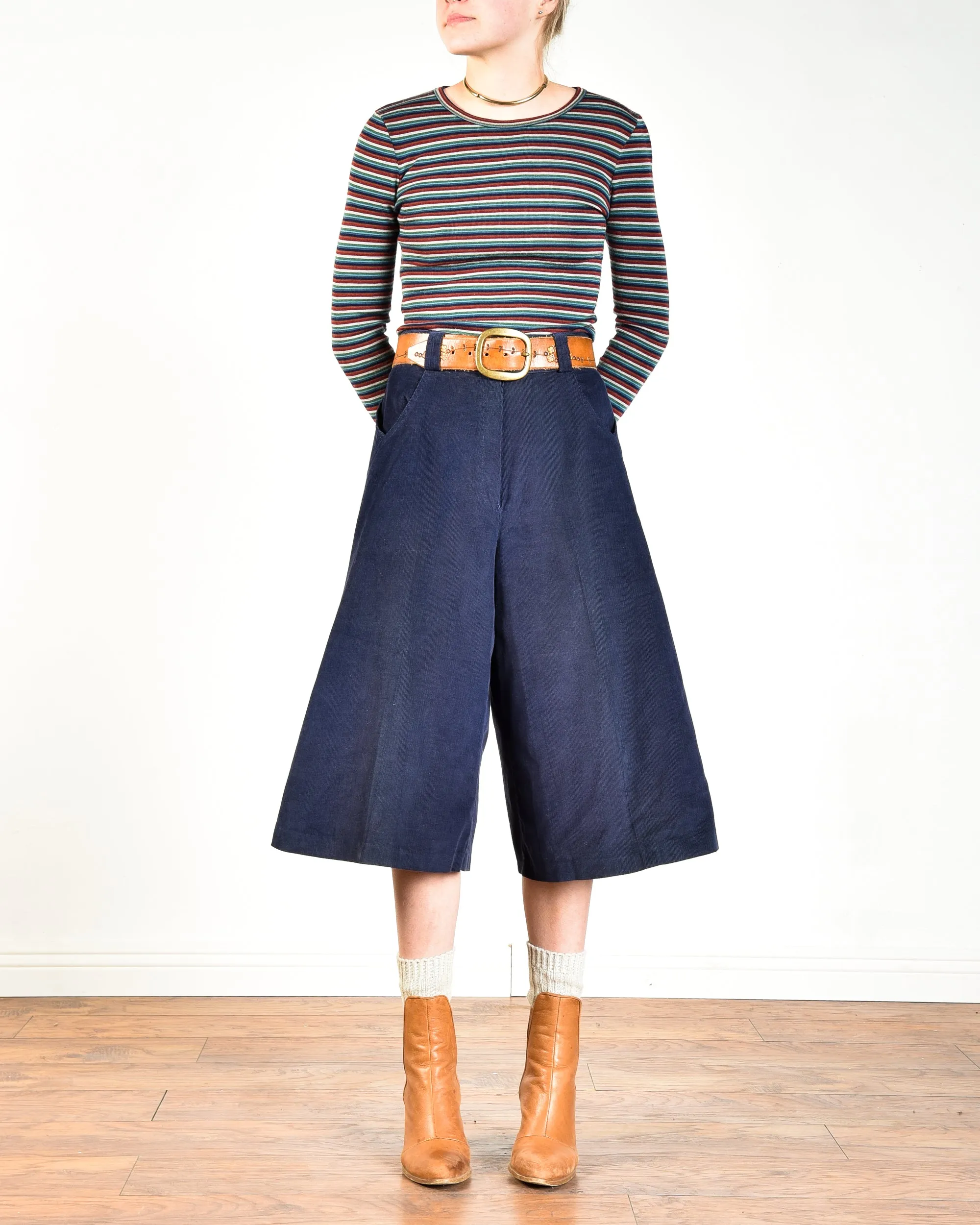 Iggy 70s Corduroy Culottes 28"