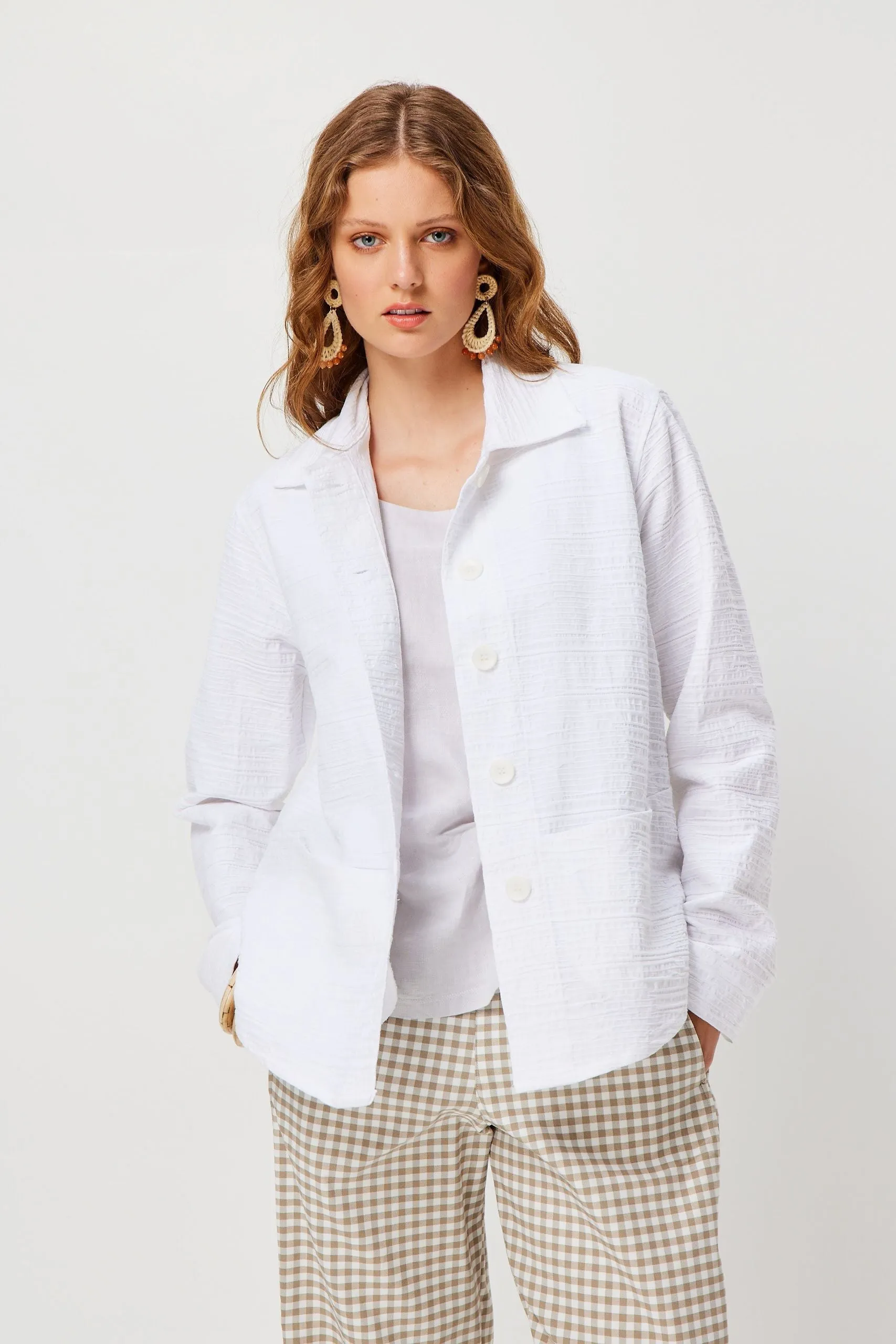 Jacket Freshwater White Valia