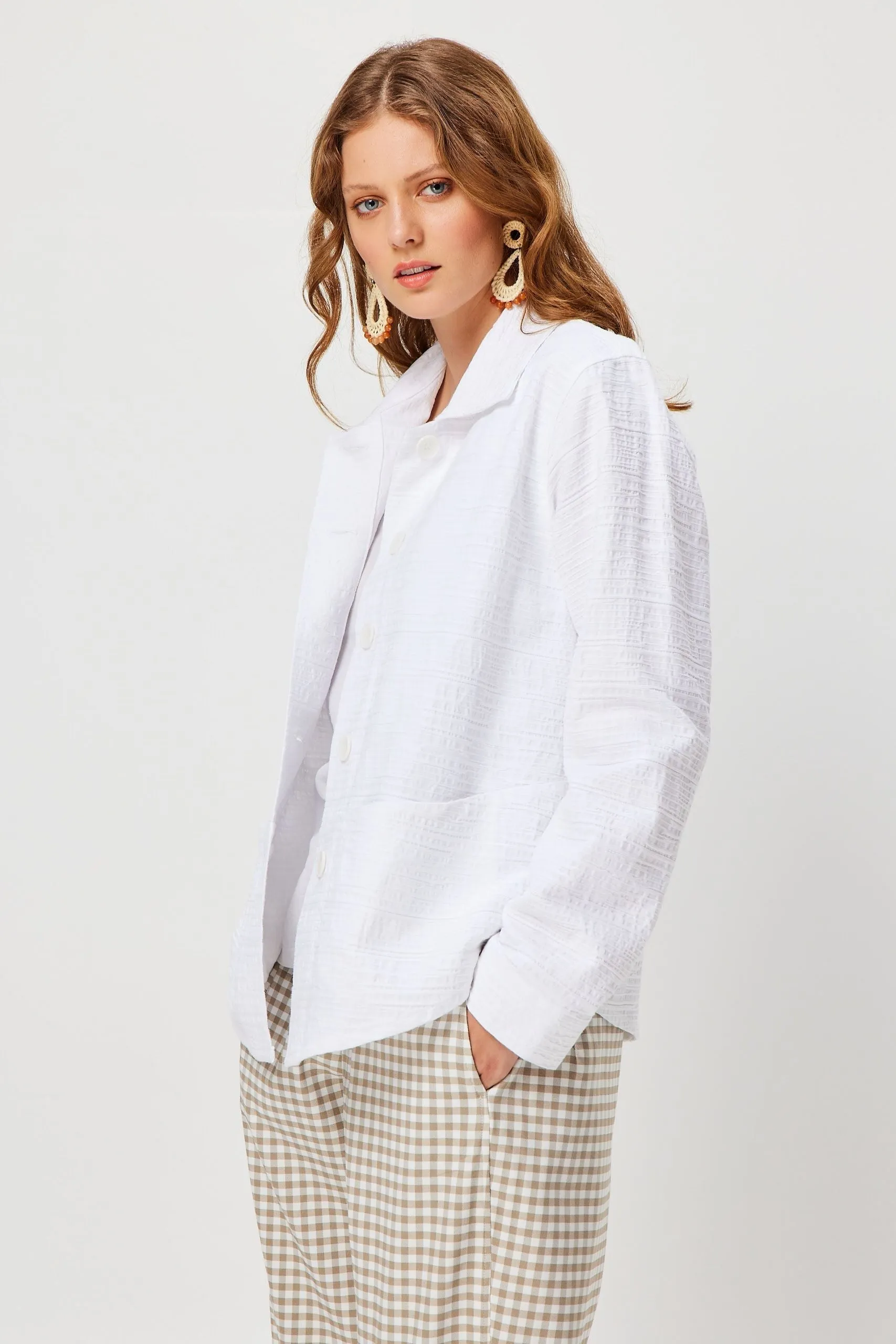 Jacket Freshwater White Valia