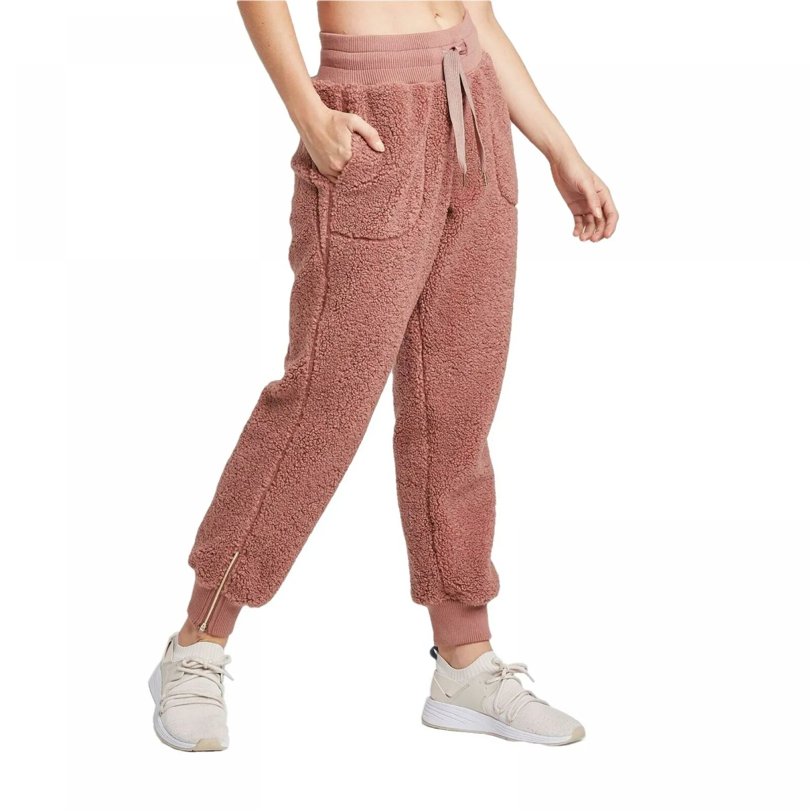JoyLab Women's High Rise Sherpa Jogger Pants